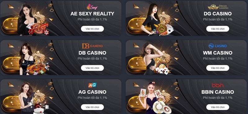 Luck8 cung cấp nhiều trò chơi hấp dẫn đến từ các nền tảng danh tiếng