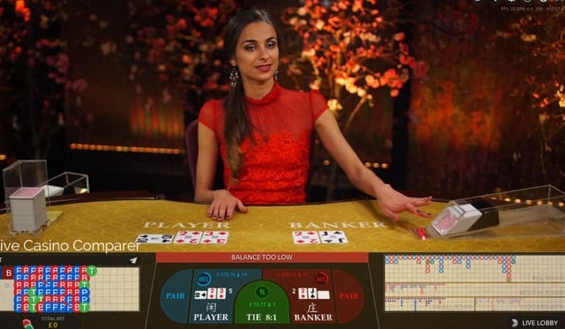 Baccarat là trò chơi được yêu thích hàng đầu tại casino Luck8