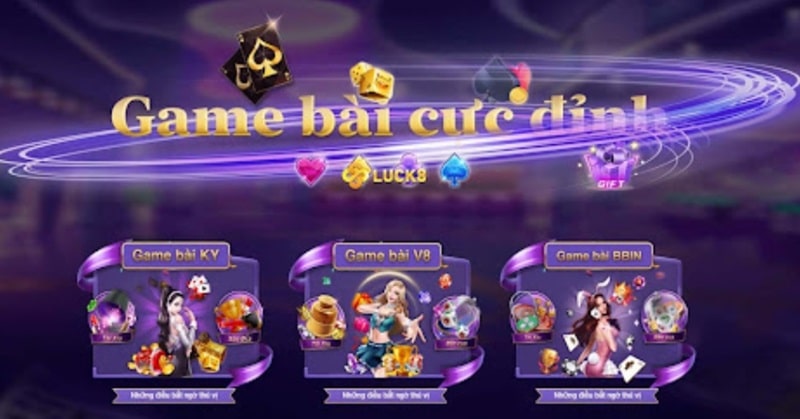 Sản phẩm game bài Luck8 sở hữu nhiều ưu điểm nổi bật
