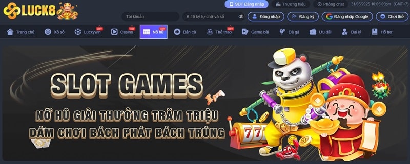 Tìm hiểu về sản phẩm nổ hũ tại Luck8