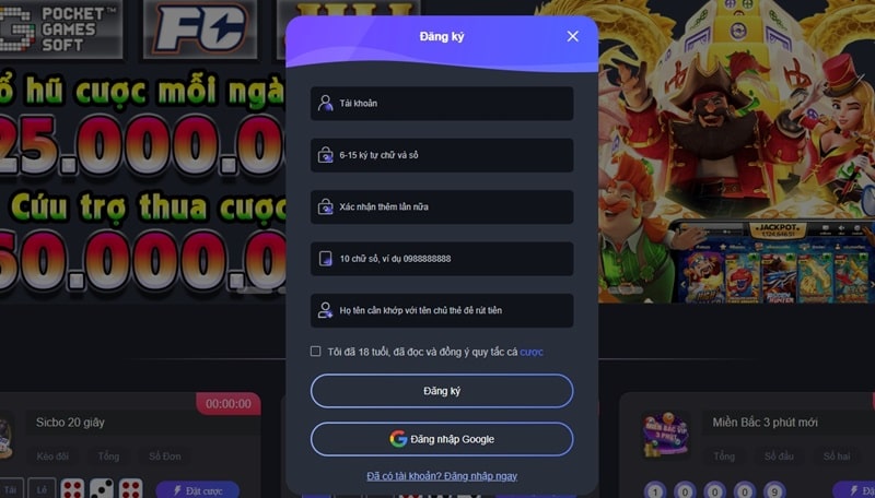 Quy trình đăng ký tài khoản Luck8 cực kỳ đơn giản với 4 bước